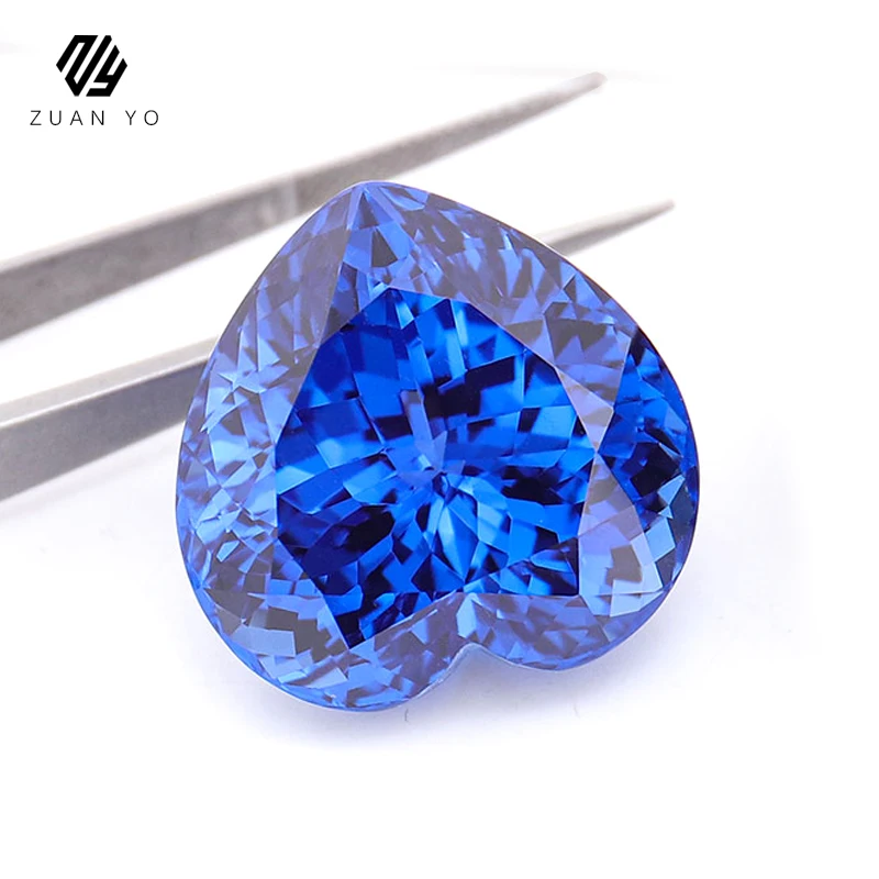 lab grown sapphire loose diamonds dark blue vvs hot sale sapphire gemstones sapphire jewelry