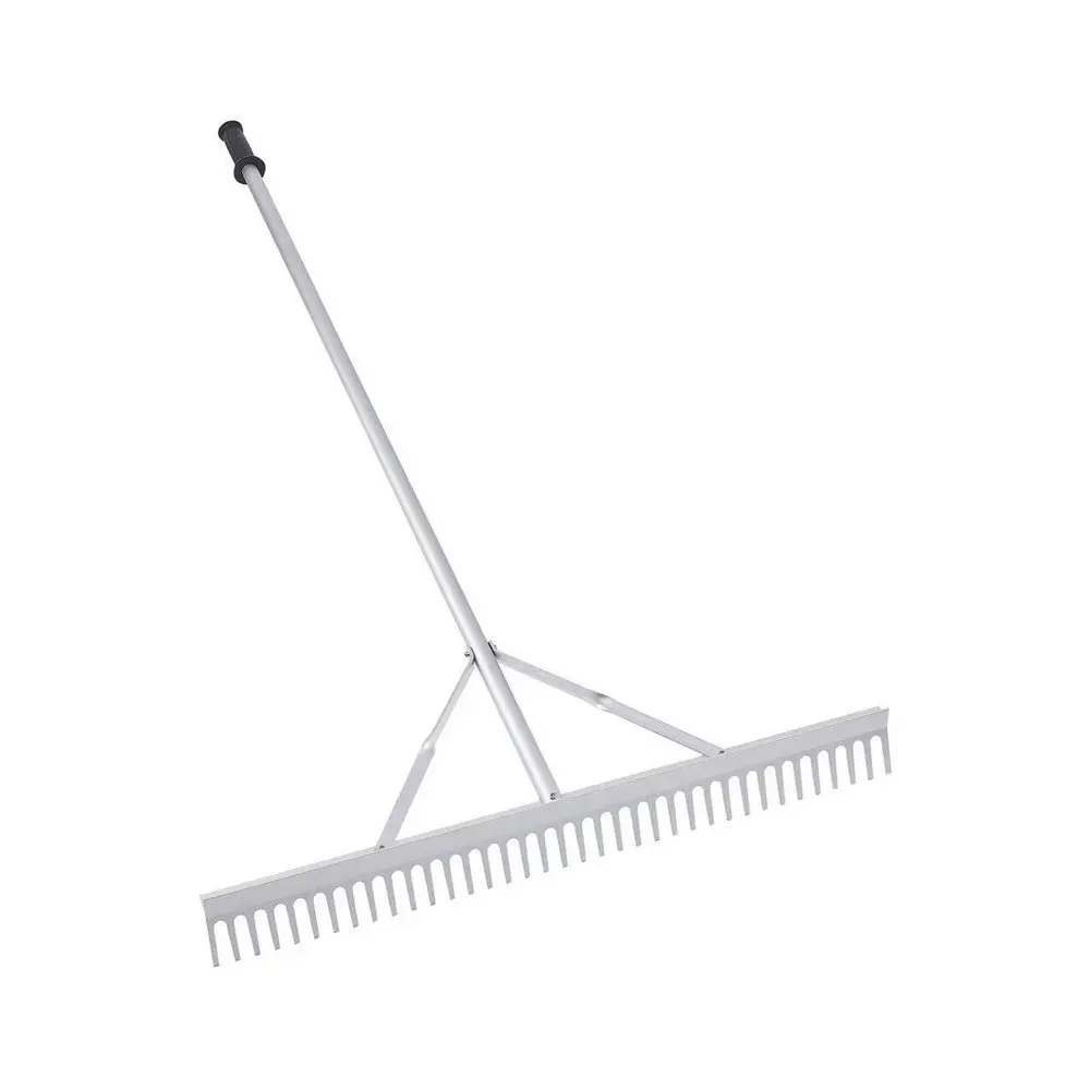 Landscape Rake 36' Aluminum Rake with Lightweight 69' Handle Landscaping Rake Tool for Lawn Care Lake and Beach