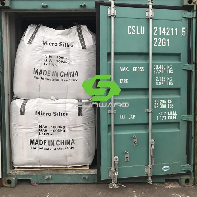 Very popular undensified microsilica silica fume 25kg bag for concrete