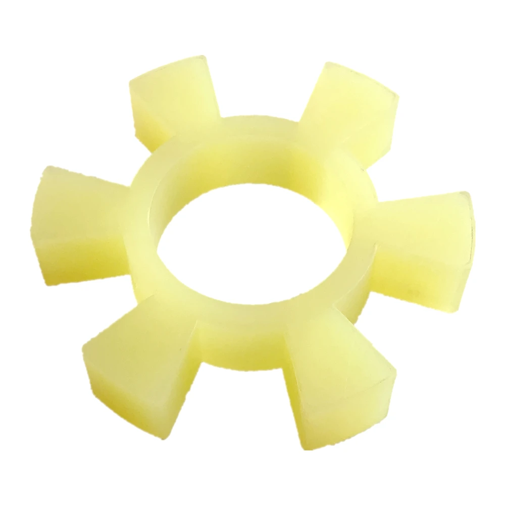 Polyurethane plum blossom hexagon elastic ring coupling cushion rubber elastic block shaft flex coupling