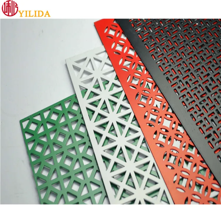 Перфорированный металл с круглым отверстием для занавески