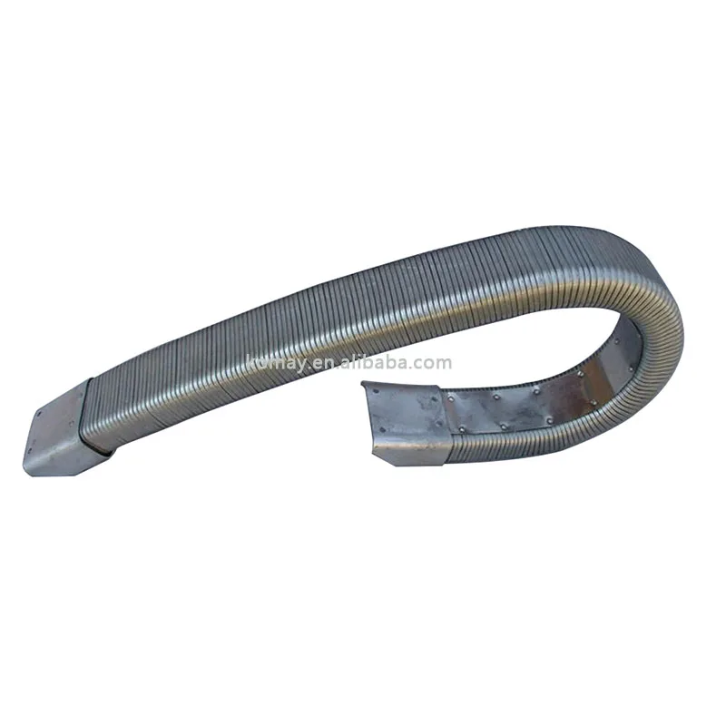 JR2 enclosed type rectangle metal hose flexible conduit drag chain for cable protection