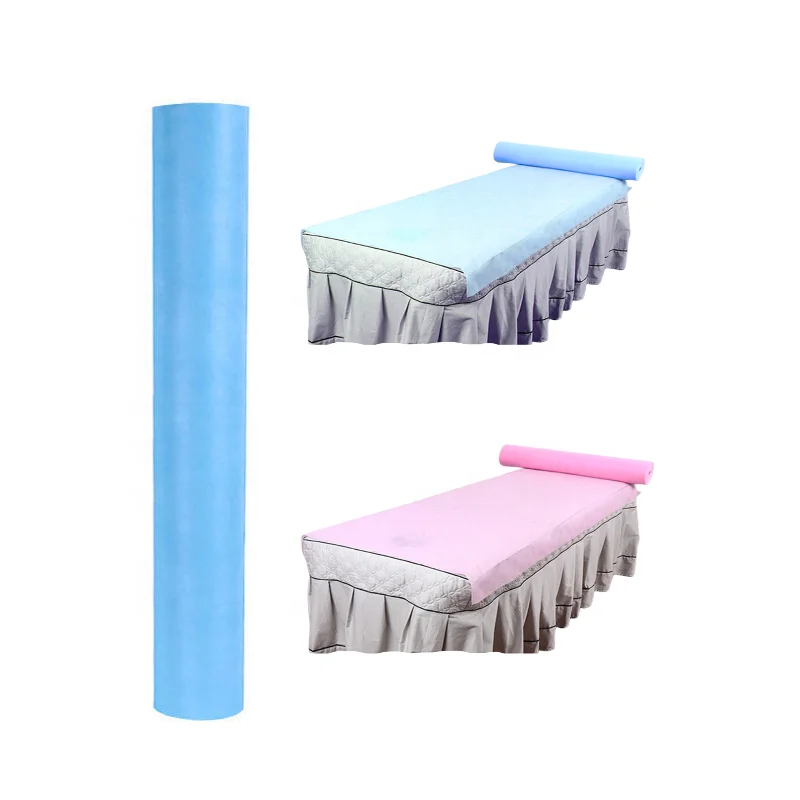 Hot Medical Hospital Disposable Examination Bed Sheet Roll Bed Non Woven Roll Medical Exam Massage Table Sheets