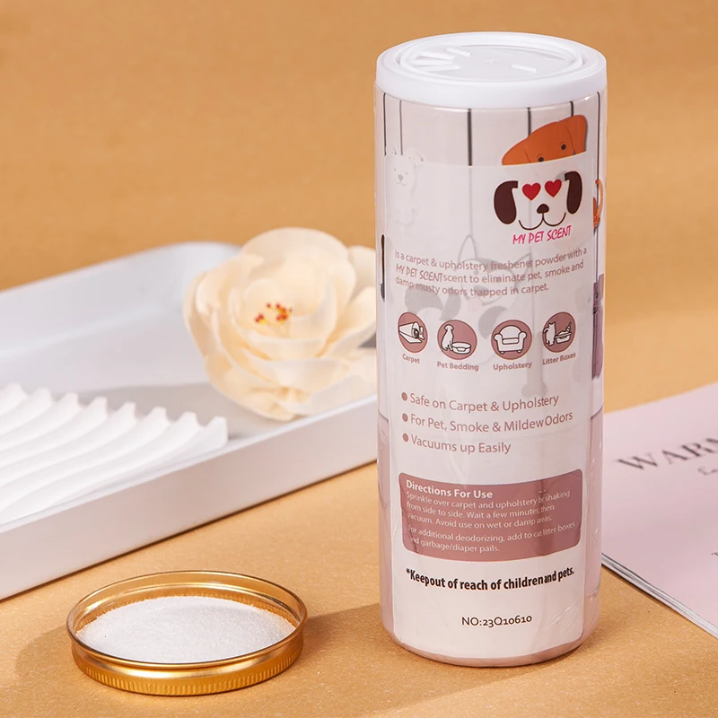 Dry Carpet Cleaner Non-toxic 25 oz Pet Carpet Powder Room Refresher Pet Safe Odor Eliminator for Home, Pets