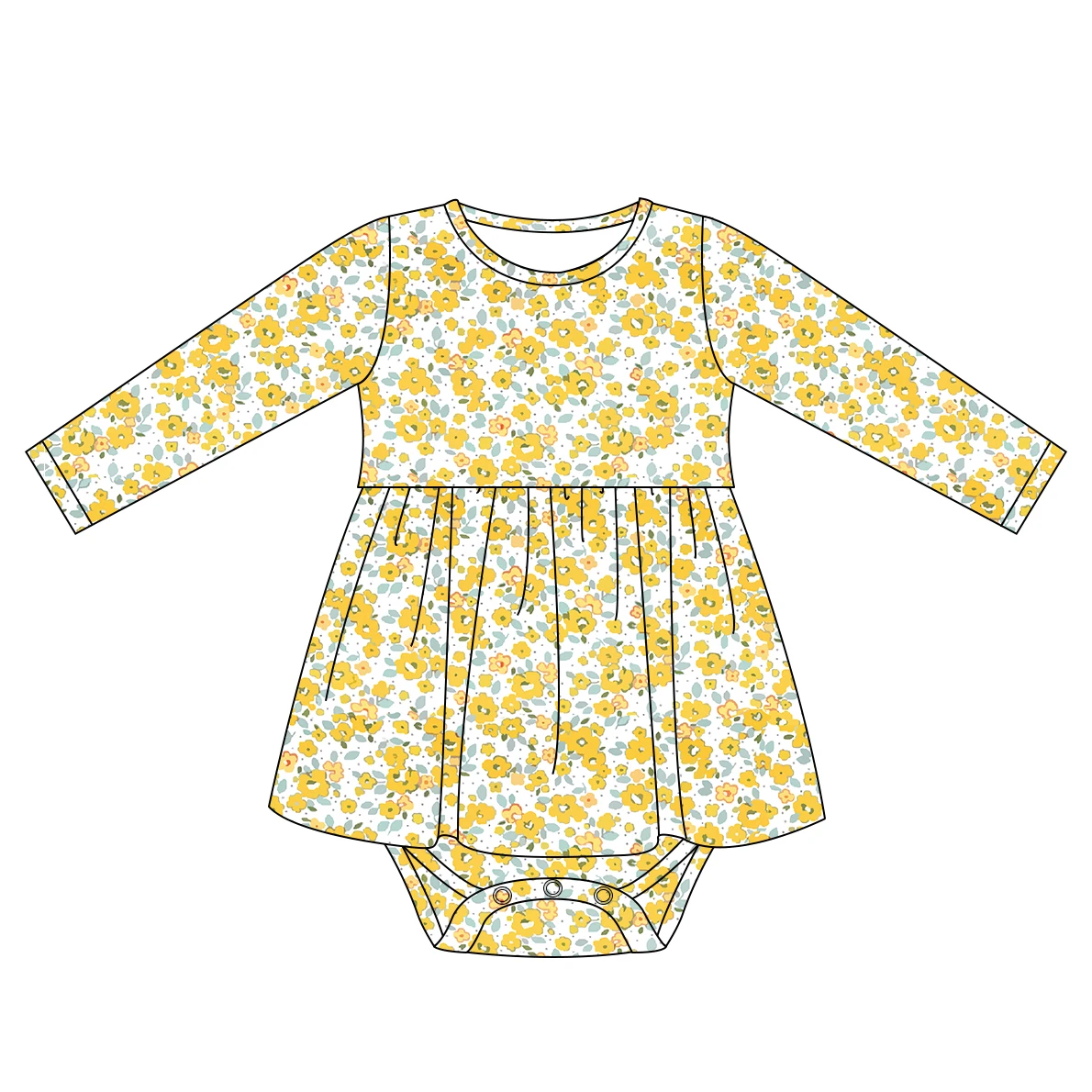 Wholesale Personalized Bamboo Baby Rompers Custom Bamboo Spandex Baby Sleeper Bodysuit For Girl