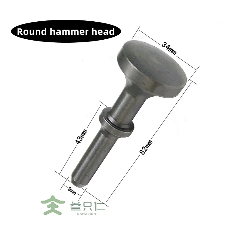250 Gun Type Round Cylinder Air Shovel Universal Pneumatic Hammer Chisel Kit Pneumatic Shovel Air Chisel