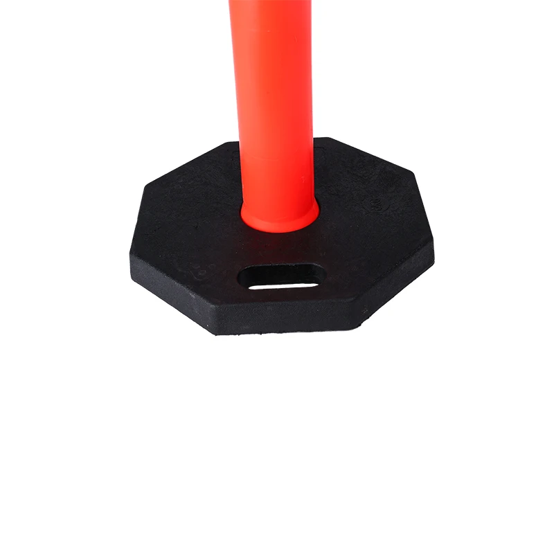 SAFER Traffic Sign Reflective Marker Flexible T-Top Delineator Post Bollard for Traffic