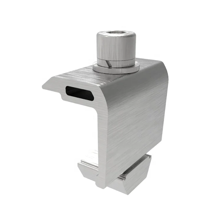 solar panel end clamp mid clamp for solar pv system solar rack clamps 30mm 35mm 40mm photovoltaic mount