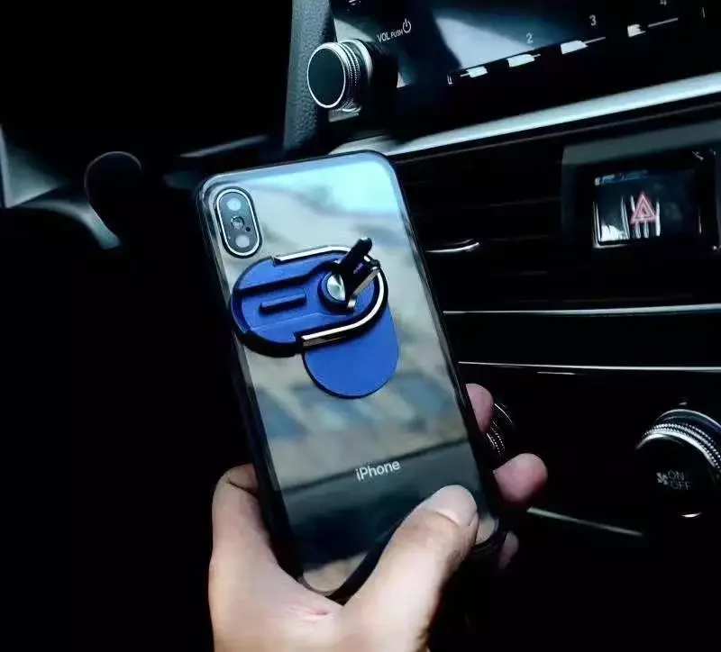 Factory Price 2021 phone accessories universal 2 In 1 360 Degree Rotation Car Air Vent Mount Mobile Phone Finger Ring Holder