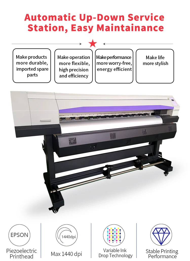 1.8m digital flex banner printing machine best price high quality