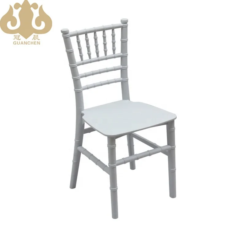 Hot Sale Stackable White Plastic Kids tiffany Chiavari Chairs for Children Party