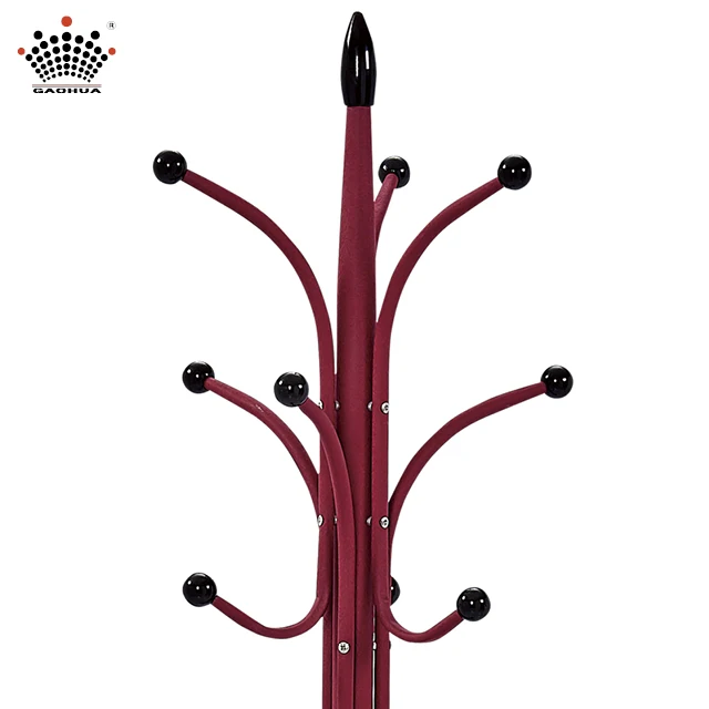 space saving luxury multifunction floor cactus tree standing clothing bag entryway coat rack metal coat hanger stand for clothes