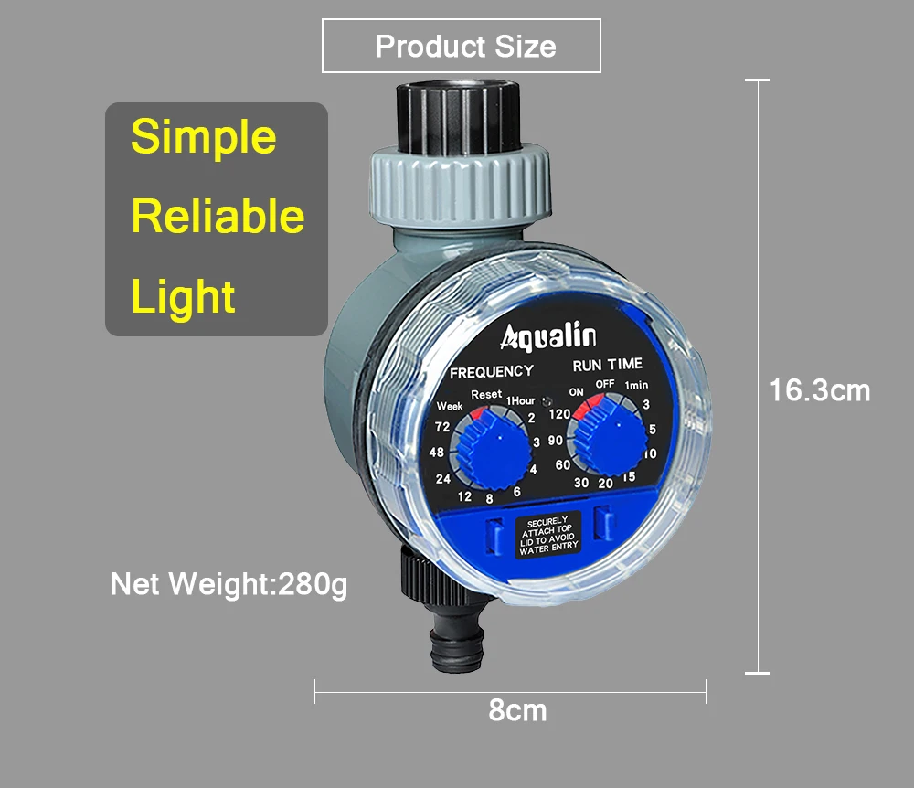 Garden Water Timer Ball Valve Automatic Electronic Watering Timer Home Garden Irrigation Timer EU Standard Controller