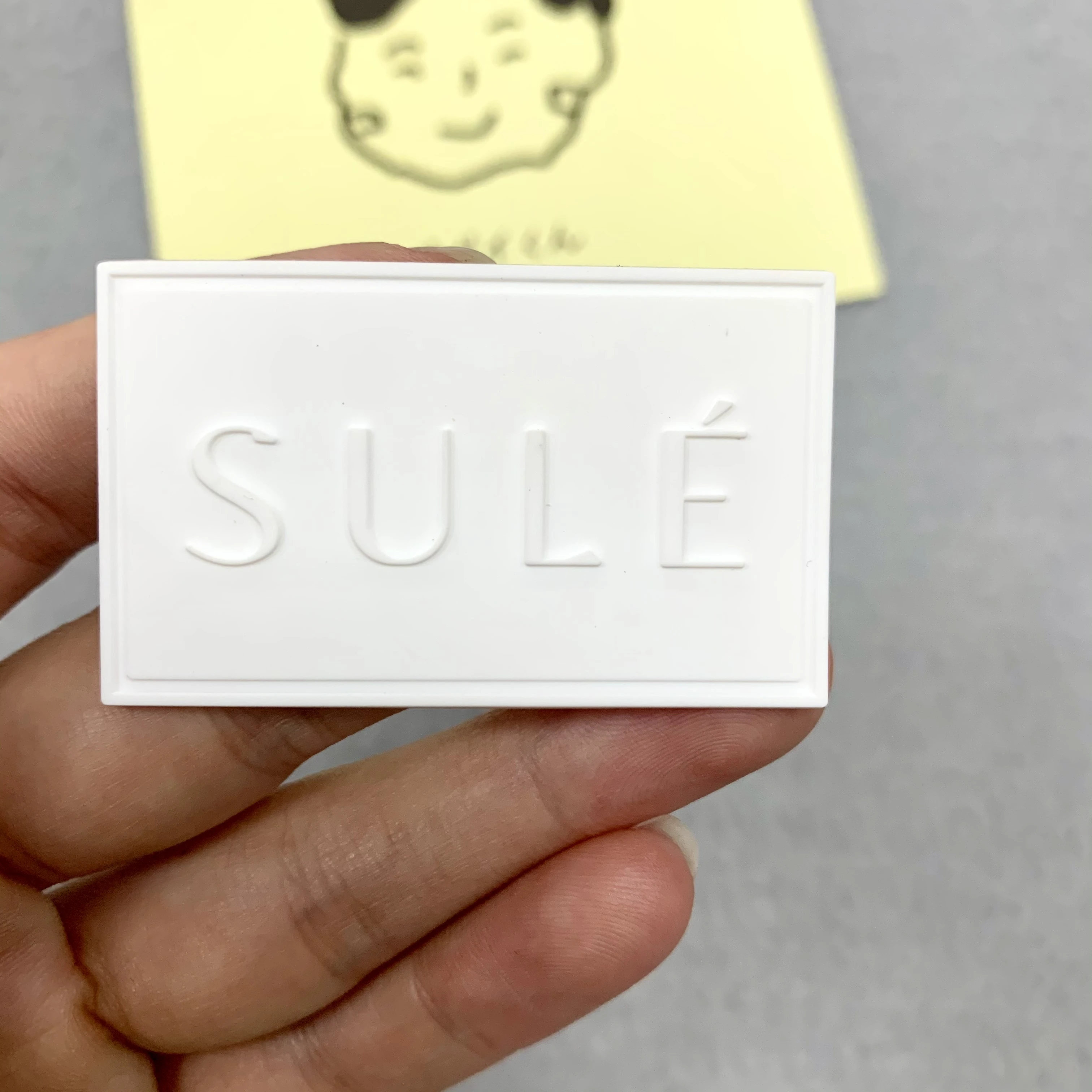 Custom Making Soft PVC Rubber Patches PVC 3D Embossed Patch With Logo