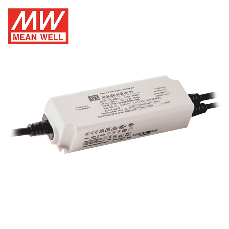 Mean Well XLN-60-48 Led Drivers Class 2 Led Driver 48V Ip67 Constant Power Led Driver Mean Well