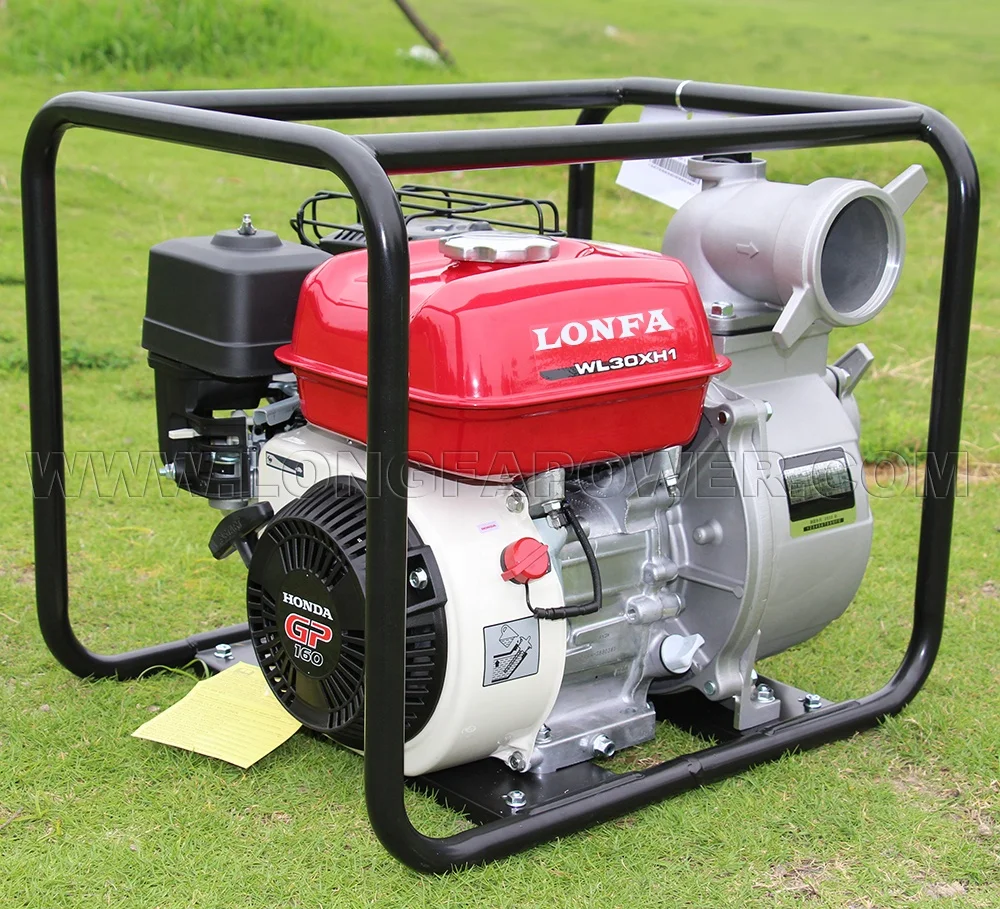 2 Inch 3 Inch 50mm 80mm Powered by HondaEngine Gp160 Gx160 Petrol Pump Machine Price, 4 Stroke Gasoline Water Pump Wp20 Wp30
