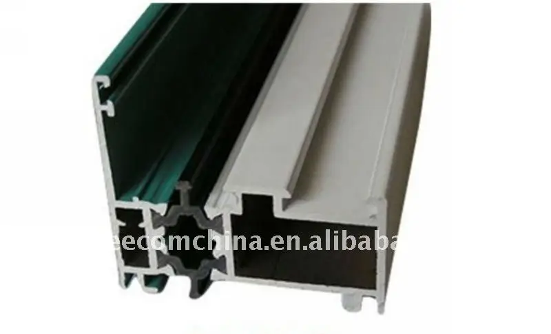 Aluminum extrusion Profile for Windows and Doors  mill finished anodize powder coating wooden grain