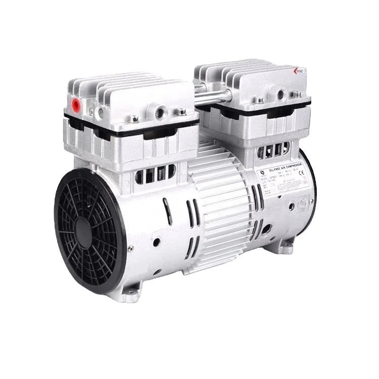 mute micro 780w two stage small air compressor motor silent mini electric piston air compressor pump head