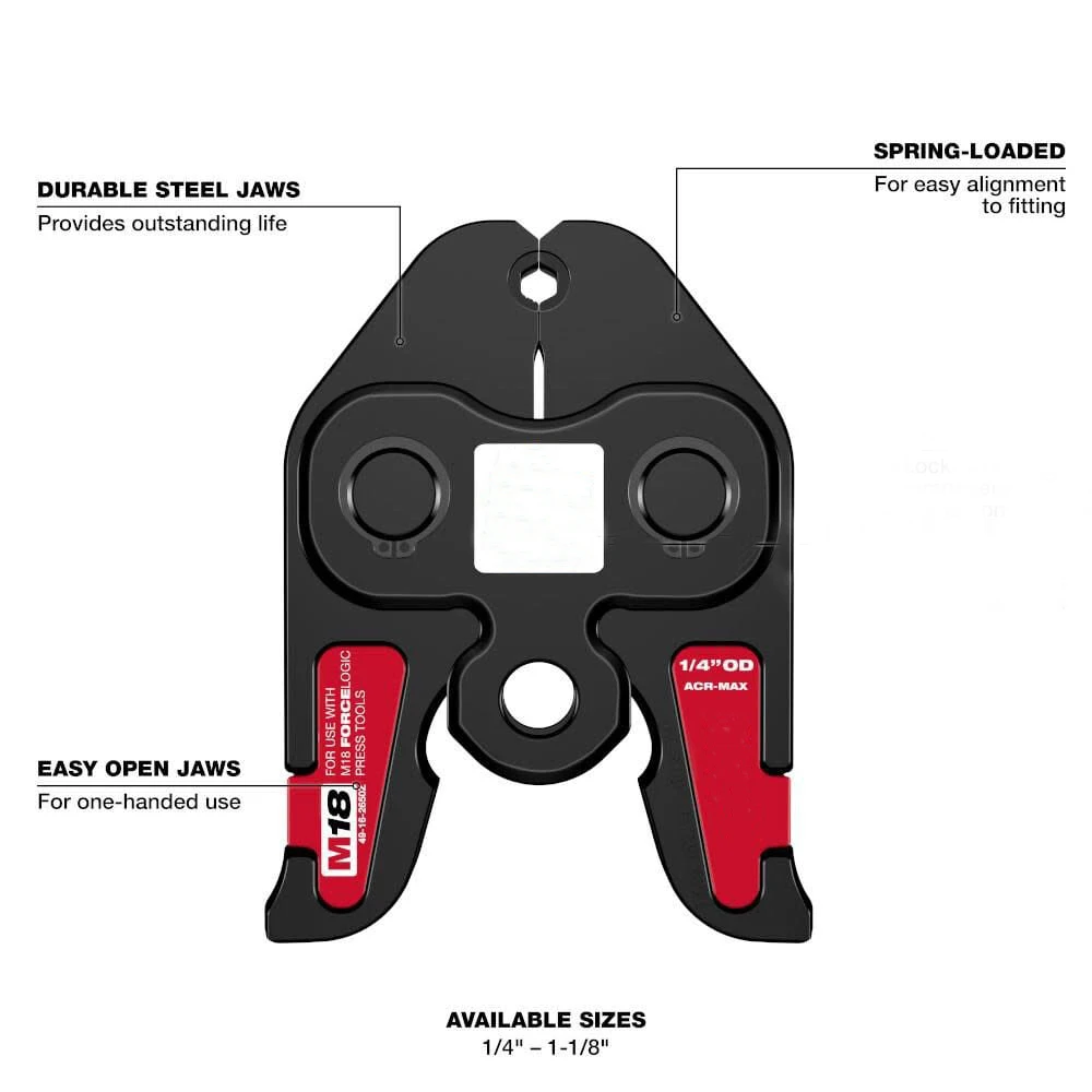 Для инструмента Milwaukee 49-16-2653Z 1/2 в. Зажим Pex для M18