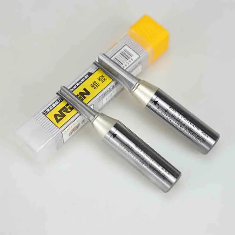 1 / 2 TCT Carbide tipped TCT router bits CNC engraving tools three edge file tooth straight groove milling cutter