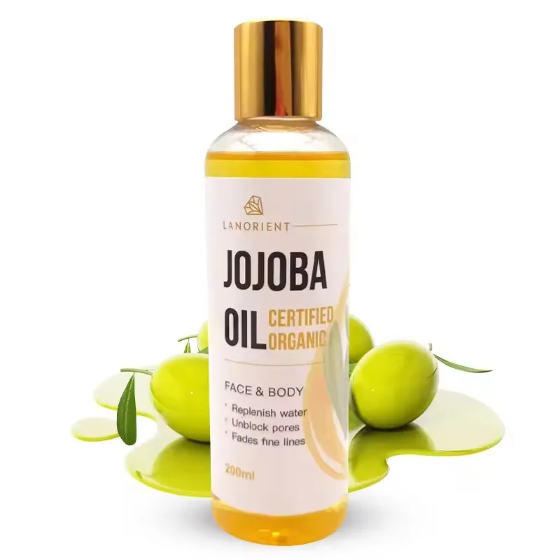 LANORIENT Jojoba Oil Remove blackheads and clean pores Facial Massage Beauty salons Plant base oil Jojoba oil