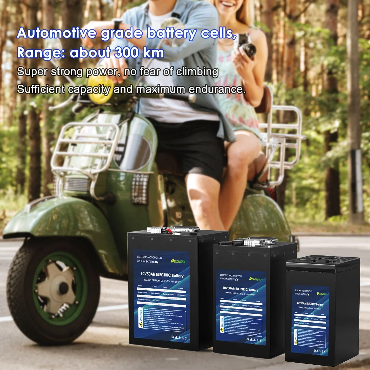 Rechargeable Electric bike Electric motor Lithium ion Battery 48v 60v 72v 30ah 50ah  Metal Case