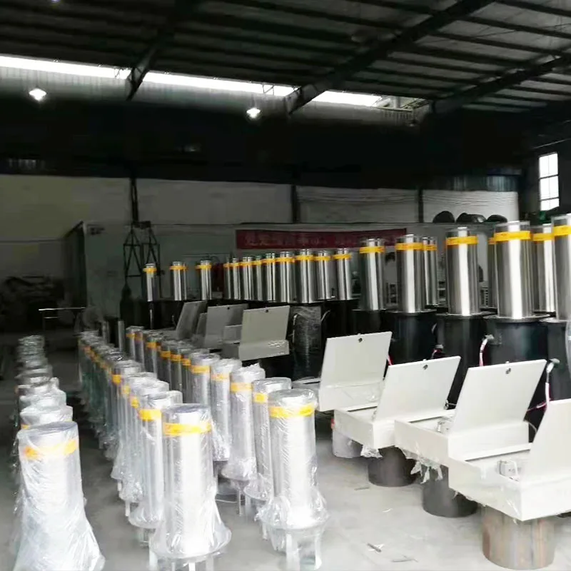 High Anti-Crash Level Hydraulic Bollard Fast Speed Automatic Bollard Barrier Prevent Vehicle With Emergency Button