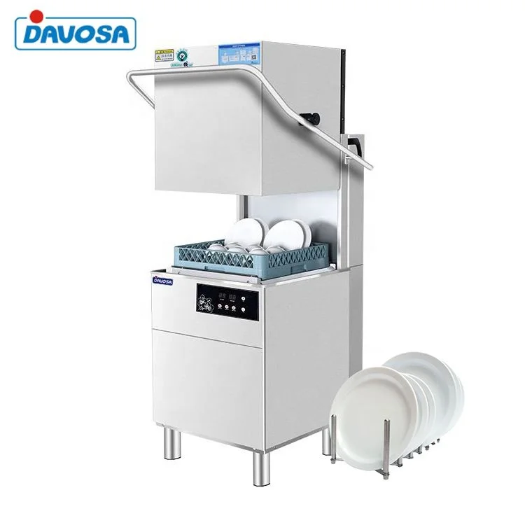 Full Automatic Electric Commercial Dishwasher Freestanding Wash Dishes Machine