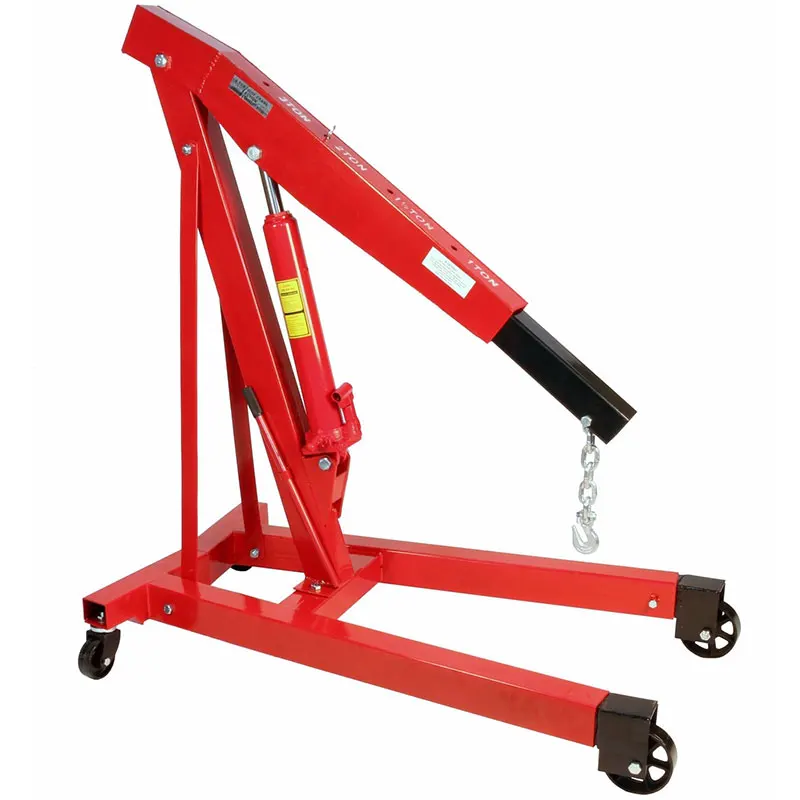 workshop hydraulic shop crane 1ton engine crane in stock