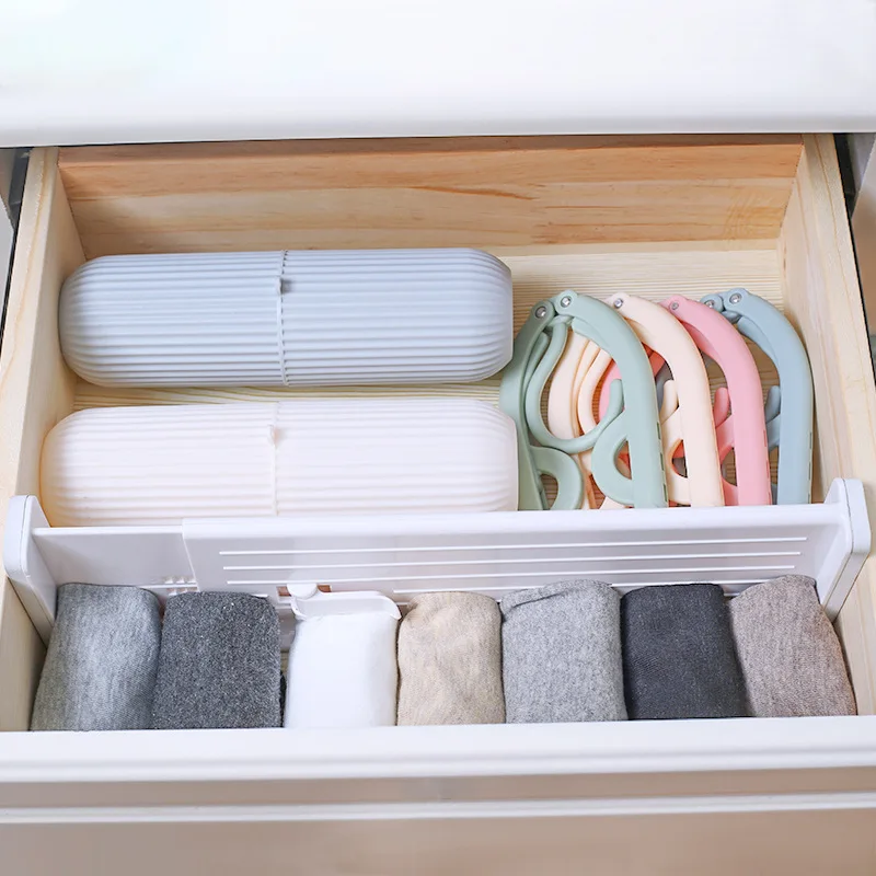 New Design Hot Selling Plastic Adjustable Drawer Separators High Quality Expandable Drawer Divider Organizer for Closets