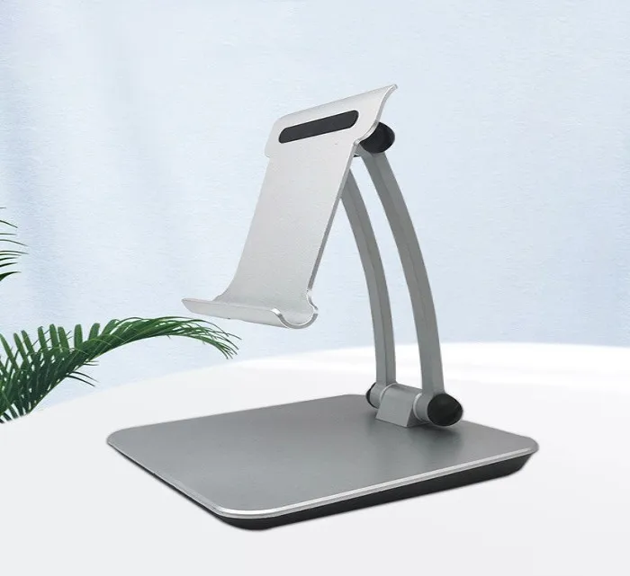 Elegant aluminum tablet table mount steady phone holder tablet stand