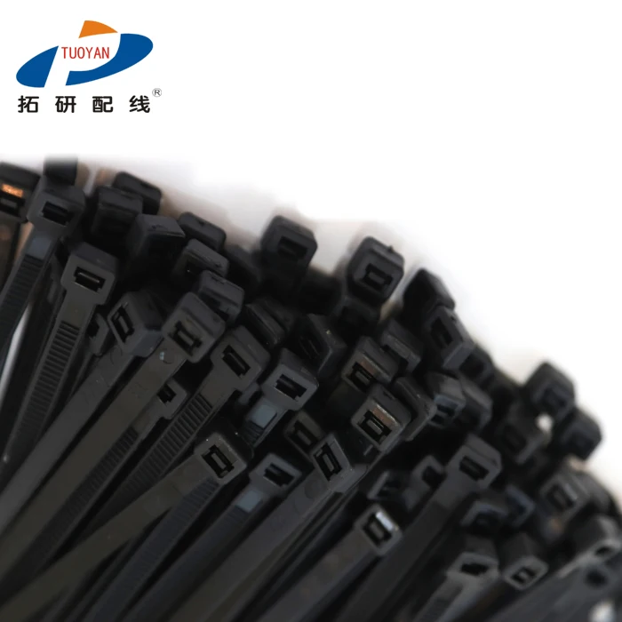 TUOYAN nylon cable tie nylon 100 pcs 3.6x250b PA6 PA66 nylon cable ties cable ties