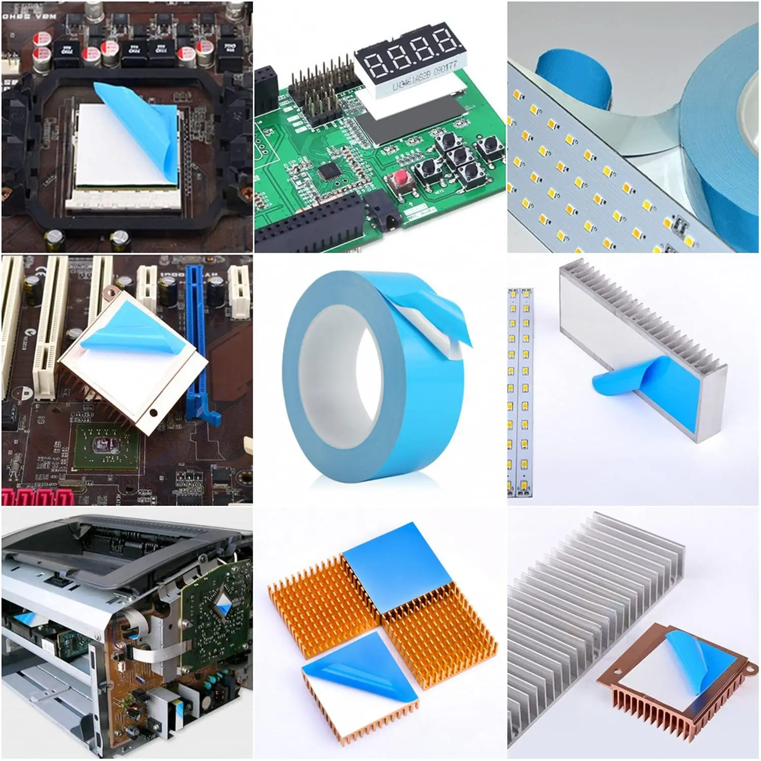 Double Sided Adhesive Electrically Conductive Tape Heat Transfer Tape Heat Dissipation High Thermal Conductivity Tape