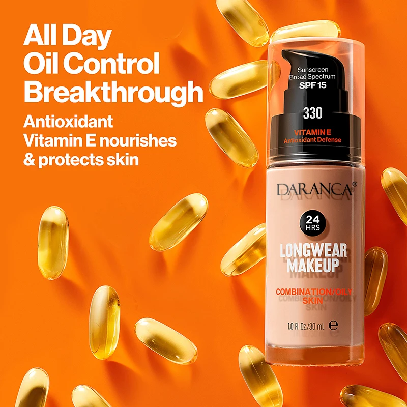 Professional Supplier Cosmetic Makeup Foundation Cream Delicate Glossy Water Brightening Makeup Liquid Foundation