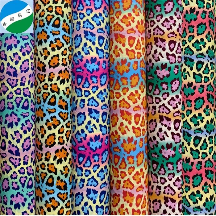 China textile woven spandex 4 way stretch print fabric stock lot quality wholesale for clothing