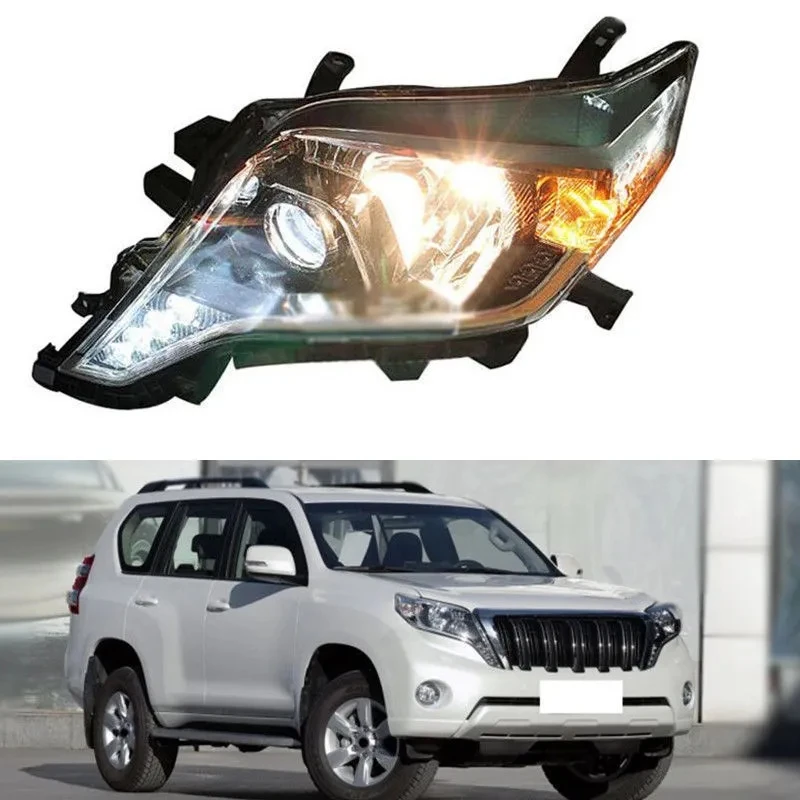 Genuine Style LED Xenon Headlights Lamp Car Front Light For Toyota Land Cruiser Prado fj150 2014-2017