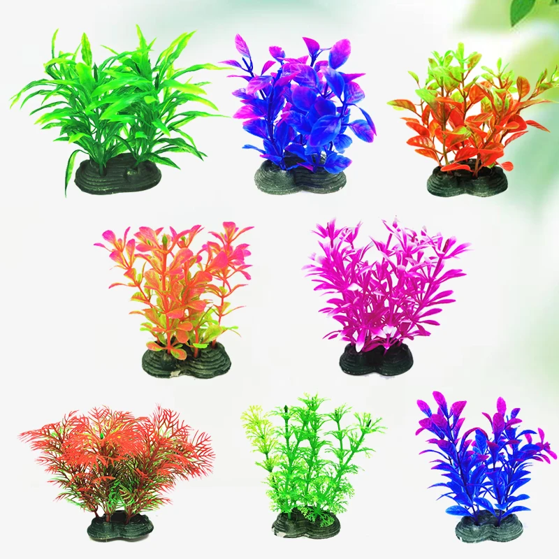 Aquarium fish tank water grass simulation landscaping decorative plants