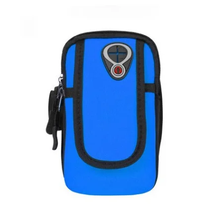 Mobile Phone Arm Bag With Earphone Hole Multifunctional Pockets Cell Phone Holder Armband for Exercise Walking Workout Gym