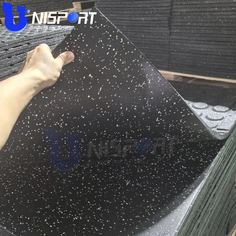UNI rubber floor for gym gym rubber roll acoustic flooring rubber mat gym event flooring
