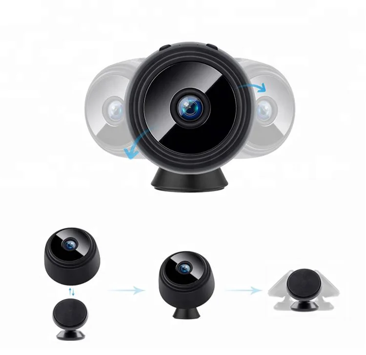 Micro WIFI Mini Camera 1080P Night Vision IP Home Security Video Cam Bike Body DV DVR Magnetic Clip