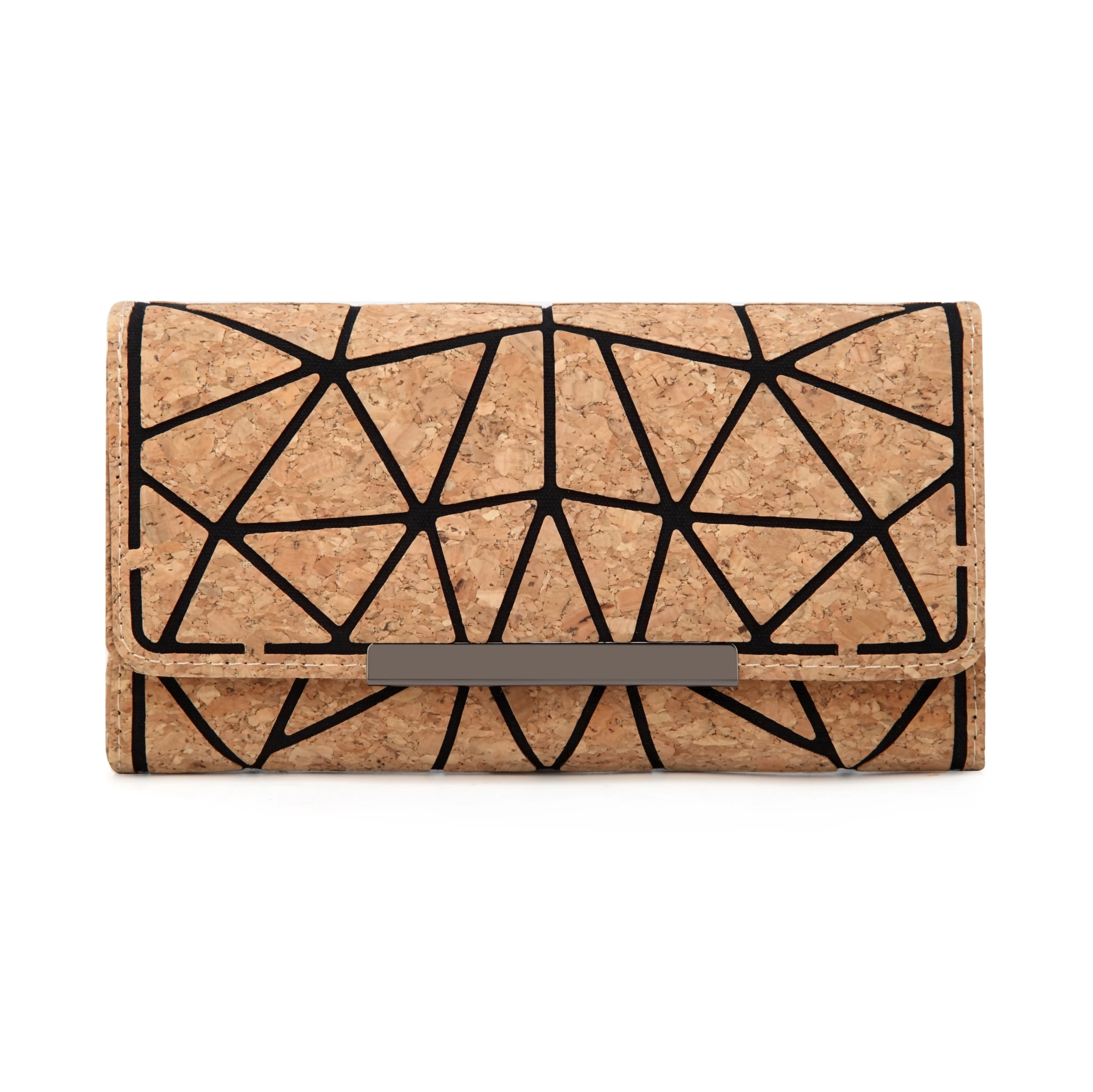 2024 New Wholesale Men and Women Cork Latest Fashion Vegetarian Postcard Unisex Purse  Teen wallets Minimalism PU Phone Bags