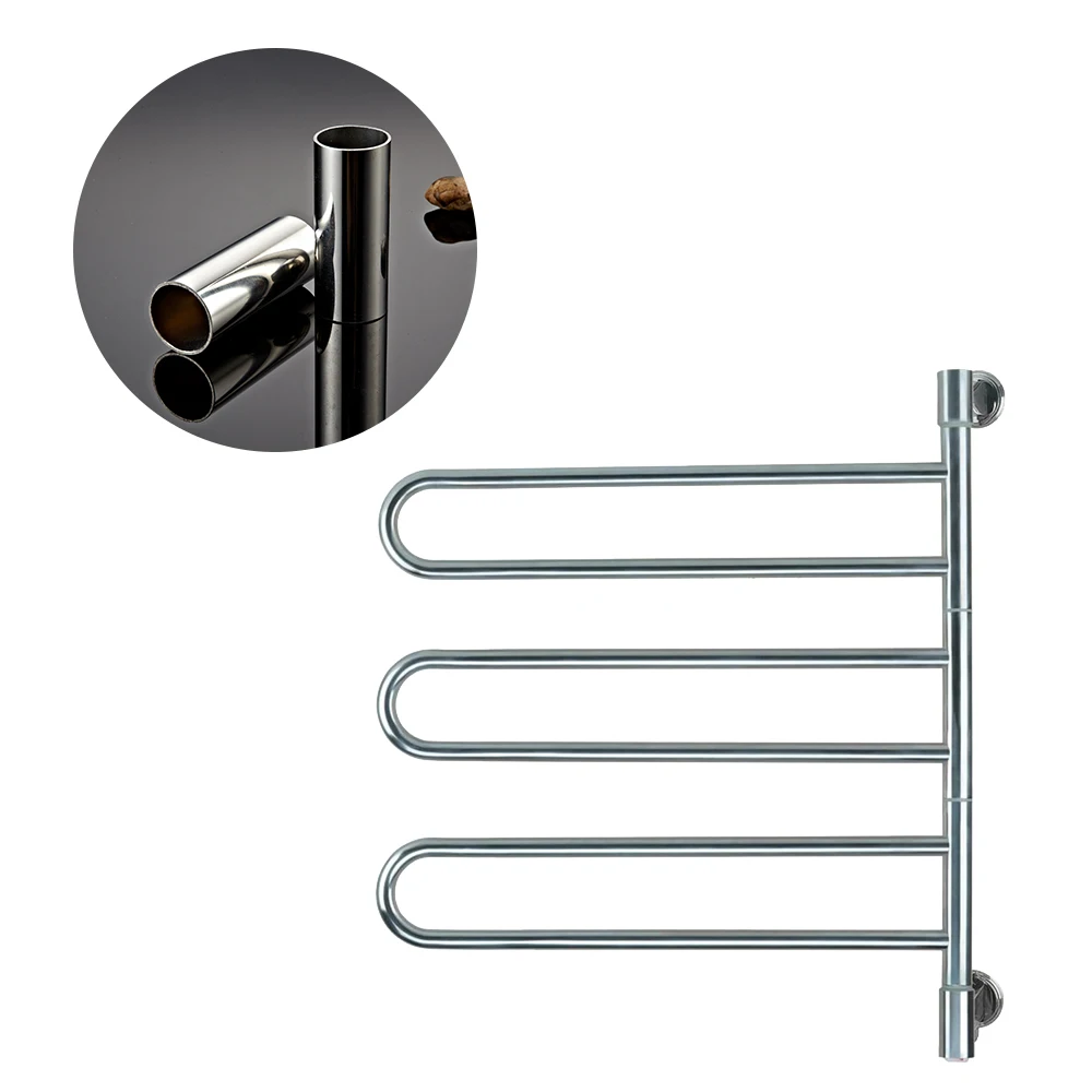 Luxurious Premium Black Towel Rack with Built-In Towel Dryer 304 Stainless Steel The Ultimate Addition to Modern Bathrooms