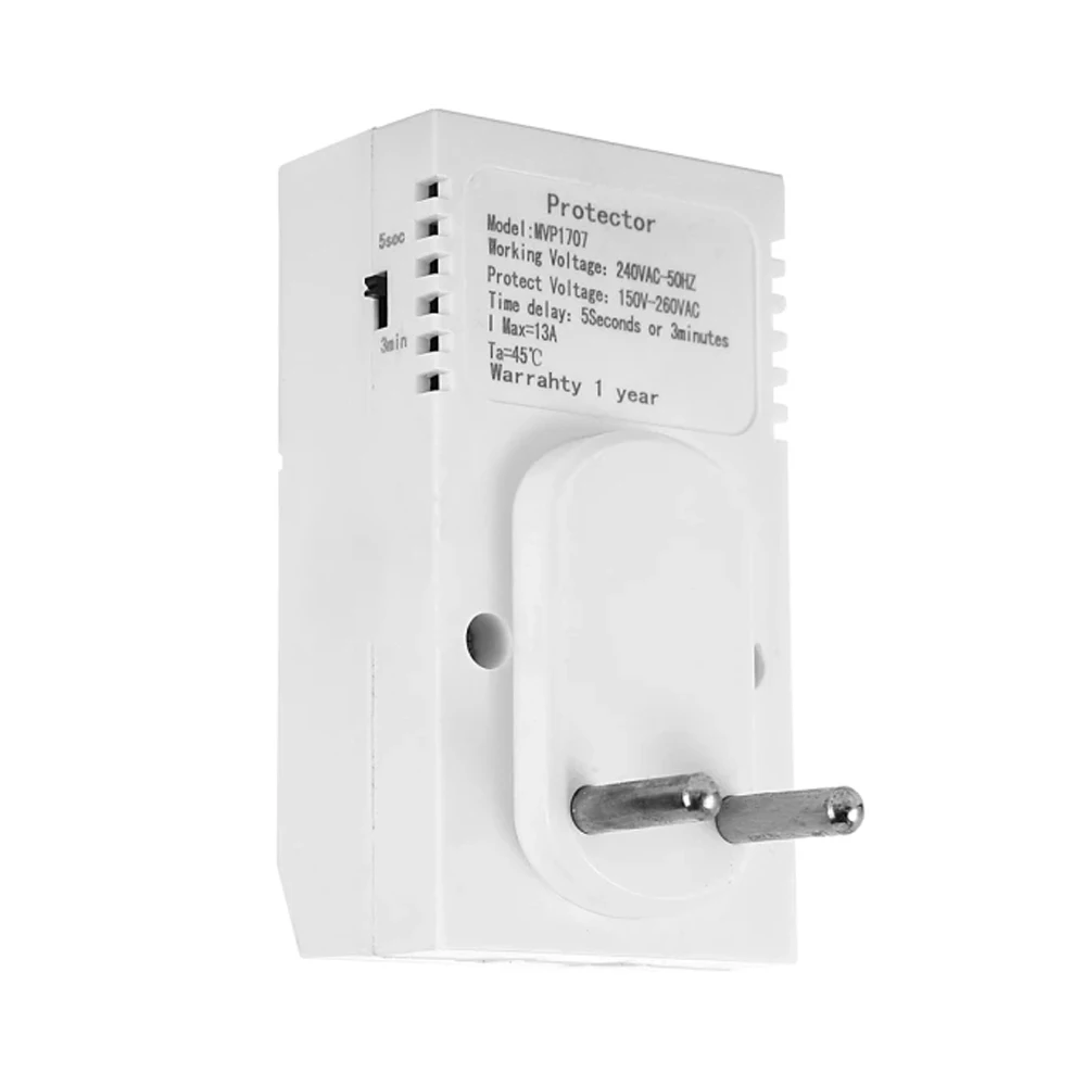 EU Standard Brand New Over Under Voltage Protector 220V Protector Protector De Voltage Para Hogar Refrigerator Parts