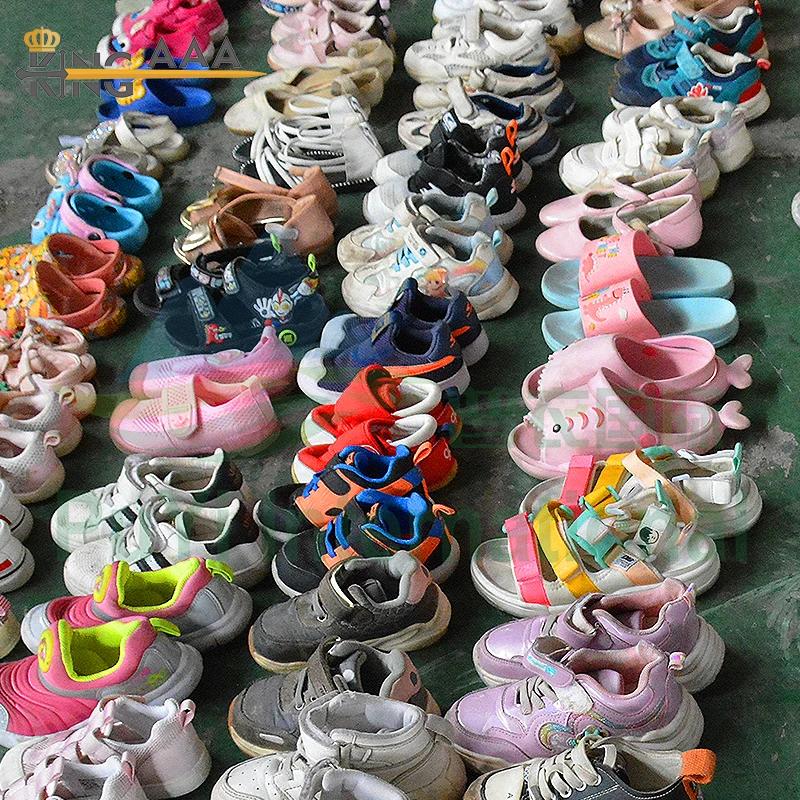 KINGAAA children Sepatu bekas Cheap zapatos usados second hand shoes free used shoes for kids