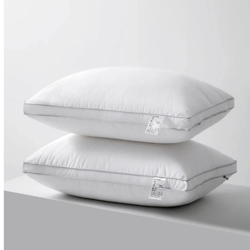 Solid Pattern Cotton Dot Printed Pillow Cases 100% Silk Polyester Bamboo Material with Stitching Technics for Home Hotel Use