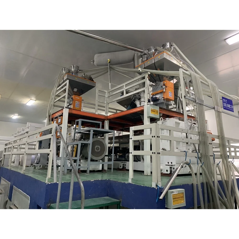  Ламинированный нетканый аппарат SIMCHENG CPE для покрытия синей