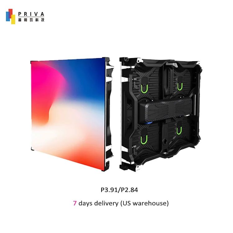 New arrival Church Public Backdrops HD P2 p3.91 led video wall portable led panel indoor stage rental led display screen