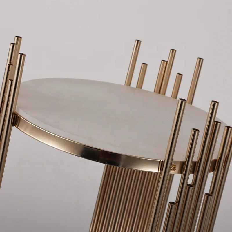 3pcs/set round luxury wedding walkway pedestal cake cylinder pedestal stand set