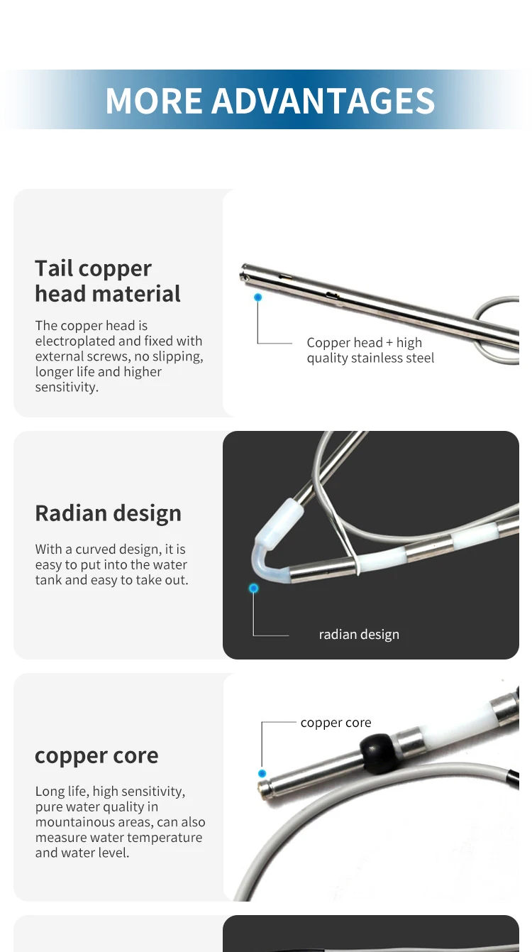 Solar sensor water temperature water level detection