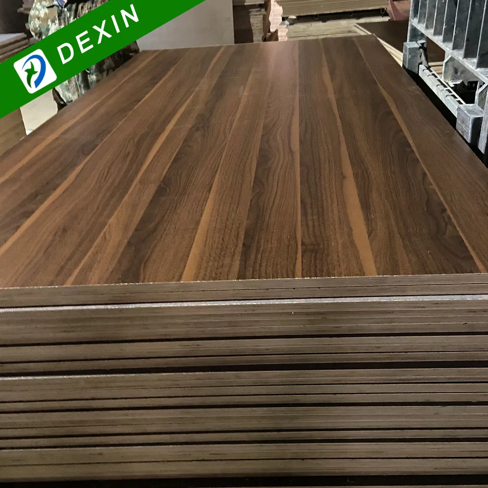 High Quality Waterproof 18mm Melamine Faced Plywood For Furniture
